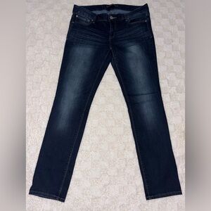 Express Women's Dark Wash Stella Skinny Low Rise Jeans • Size 12 Reg